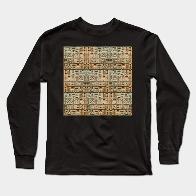 Hieroglyphics Long Sleeve T-Shirt by Starbase79